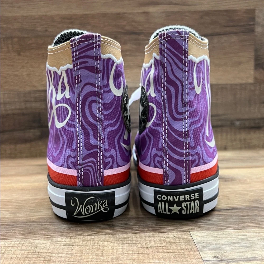 Converse Women's Purple and Red High-Tops